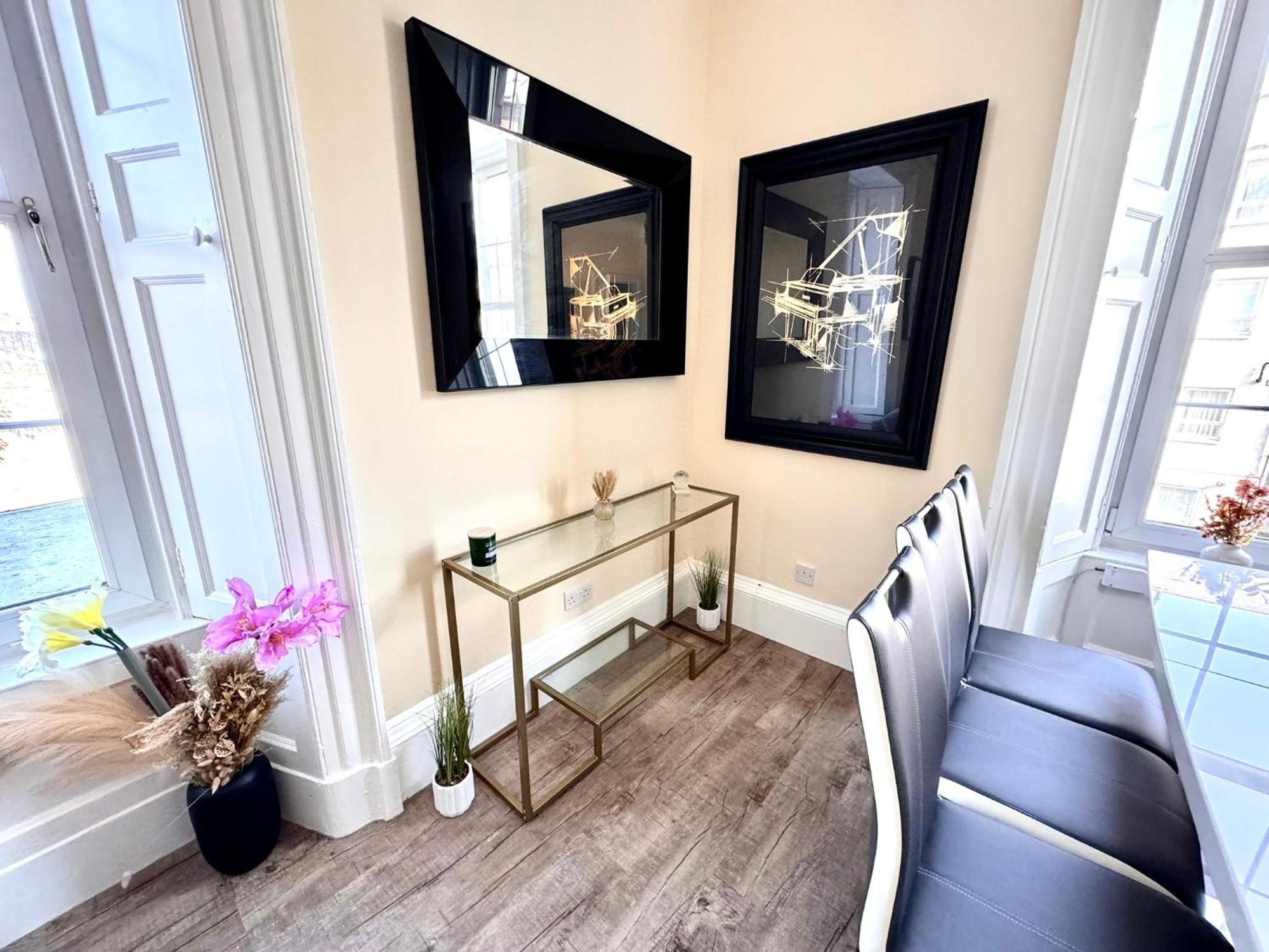 Georgian Luxury Apartment - Superfast Wifi - Parking Available Единбург Екстер'єр фото